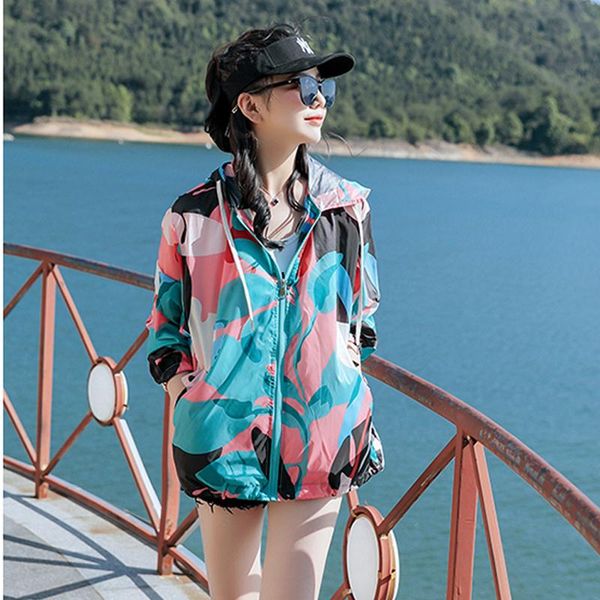 camouflage sun-proof clothing women's 2020 summer sun blocking shirt seaside holiday loose color shirt, Black;brown
camouflage sun-proof clothing women's 2020 summer sun blocking shirt seaside holiday loose color shirt, Black;brown