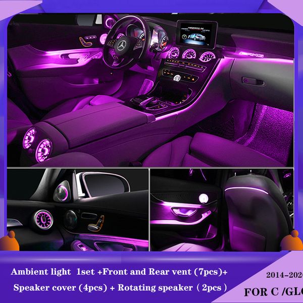 6 12 64 colors car led ambient light door panel central control console light air vent for mercedes-benz c glc class w205 c180,c200 c300
6 12 64 colors car led ambient light door panel central control console light air vent for mercedes-benz c glc class w205 c180,c200 c300