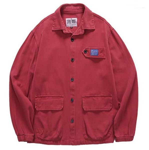 casual males clothing letter print mens designer jackets fashion loose mulit pockets panelled hip hop style mens jackets, Black;brown
casual males clothing letter print mens designer jackets fashion loose mulit pockets panelled hip hop style mens jackets, Black;brown