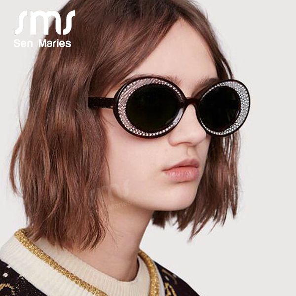 fashion funny oval sunglasses women 2020 oversized round bling silver circle sun glasses personality female shades, White;black
fashion funny oval sunglasses women 2020 oversized round bling silver circle sun glasses personality female shades, White;black