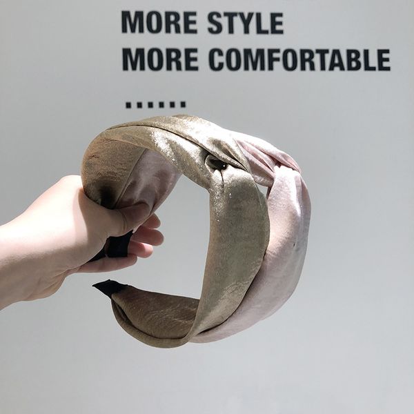 japanese korean new style bright surface hair bands cross border selling women's knot fabric headband ornament face wash hea, Brown
japanese korean new style bright surface hair bands cross border selling women's knot fabric headband ornament face wash hea, Brown