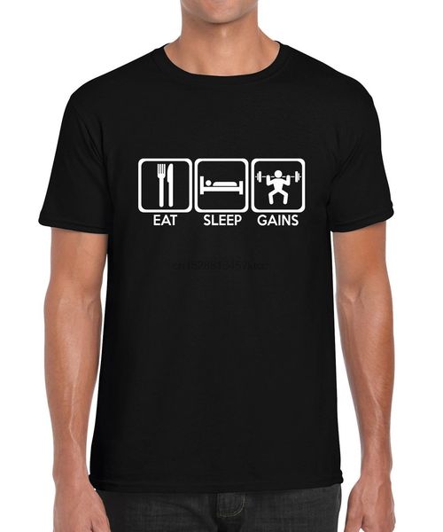 eat sleep gains weight lifting workout excercise gift graphic t shirt 100% cotton short sleeves t-shirts tee plus size
eat sleep gains weight lifting workout excercise gift graphic t shirt 100% cotton short sleeves t-shirts tee plus size