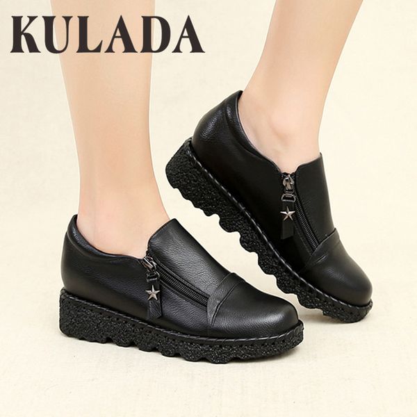 kulada newset shoes women platform casual shoes spring autumn comfortable double side zipper women fashion footwear, Black
kulada newset shoes women platform casual shoes spring autumn comfortable double side zipper women fashion footwear, Black