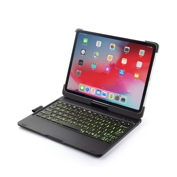 360 rotatable bluetooth keyboard case for ipad pro 11 inch 2018 wireless keyboard with smart backlit 7 colors
360 rotatable bluetooth keyboard case for ipad pro 11 inch 2018 wireless keyboard with smart backlit 7 colors