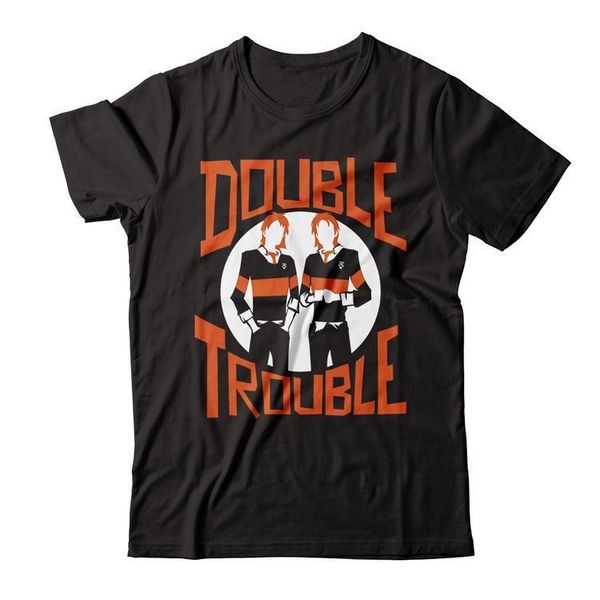 phelps twins double trouble black tees t-shirt clothing discout new short sleeve plus size t-shirt