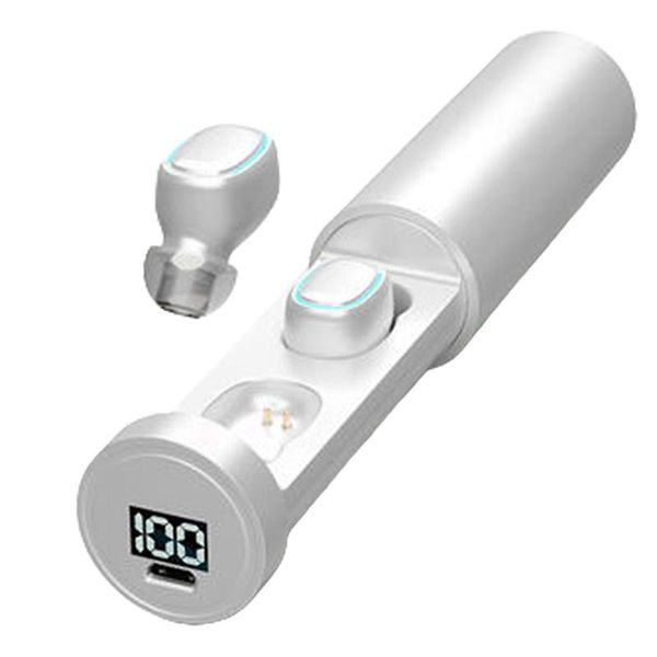 wireless bluetooth 5.0 sports led power display fingerprint touch control headset with charging case 
wireless bluetooth 5.0 sports led power display fingerprint touch control headset with charging case
