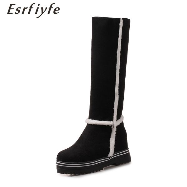 boots esrfiyfe 2021 flock winter for girls height increasing round toe knee-high women boot platform plush snow, Black
boots esrfiyfe 2021 flock winter for girls height increasing round toe knee-high women boot platform plush snow, Black