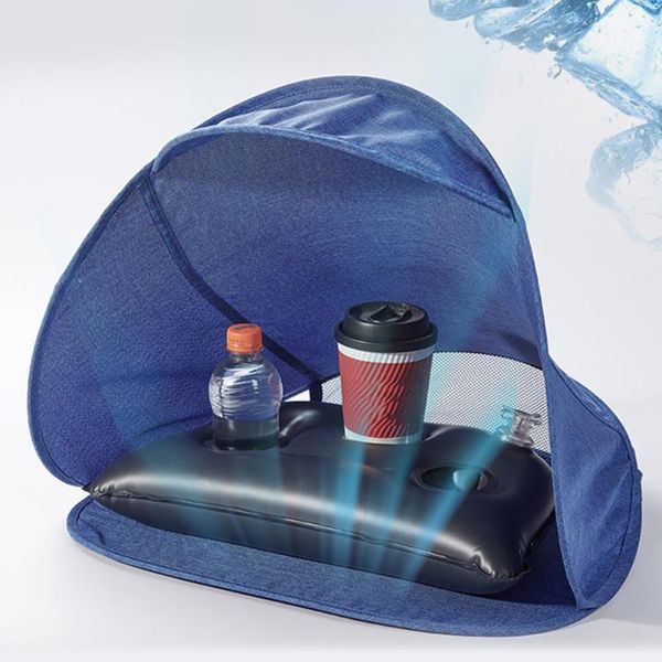 summer portable face tent uv protection personal canvas with air pillow sun shelter awning outdoor foldable practical beach
summer portable face tent uv protection personal canvas with air pillow sun shelter awning outdoor foldable practical beach