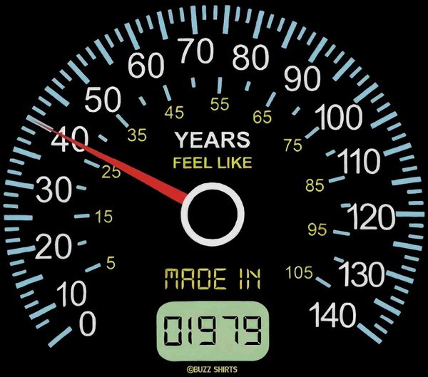speedometer 40th birthday t-shirt 40 years made in 1979 funny gift joke fashion men novelty style shirt
speedometer 40th birthday t-shirt 40 years made in 1979 funny gift joke fashion men novelty style shirt