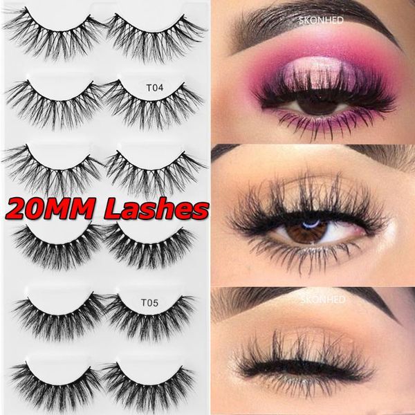 20mm 3d mink hair lashes 3 pairs handmade extension thick long false eyelashes full strips wispy fluffy natural makeup eyelashes
20mm 3d mink hair lashes 3 pairs handmade extension thick long false eyelashes full strips wispy fluffy natural makeup eyelashes