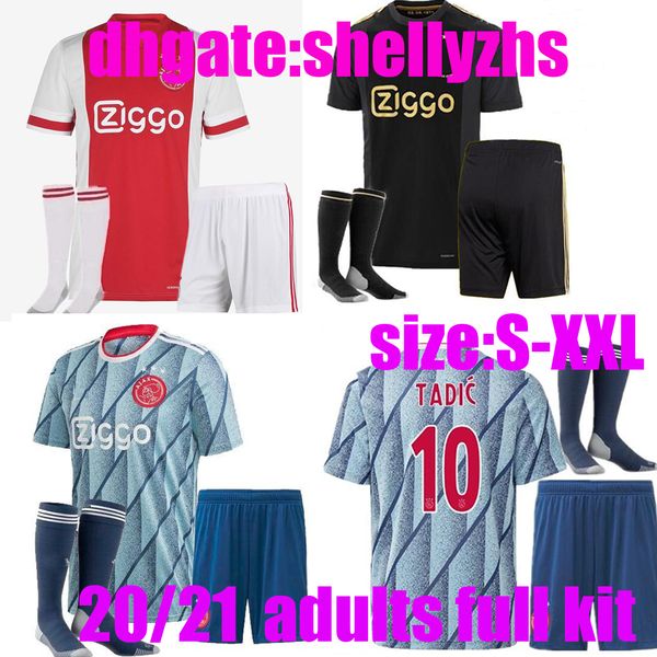 20 21 ajax kids soccer jersey kits 2020 2021 promes alvarez tadic neres ziyech beek football shirt men boys full sets uniforms, Black
20 21 ajax kids soccer jersey kits 2020 2021 promes alvarez tadic neres ziyech beek football shirt men boys full sets uniforms, Black