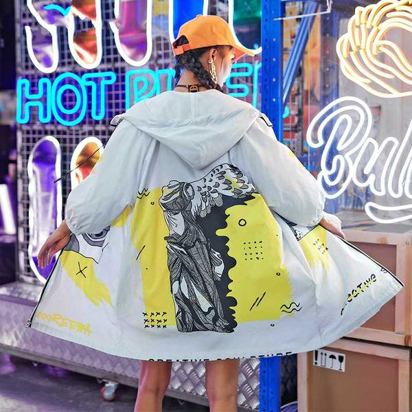 women's trench coats sun-proof clothing 2021 summer korean-style midi plus size breathable printed thin jacket, Tan;black
women's trench coats sun-proof clothing 2021 summer korean-style midi plus size breathable printed thin jacket, Tan;black