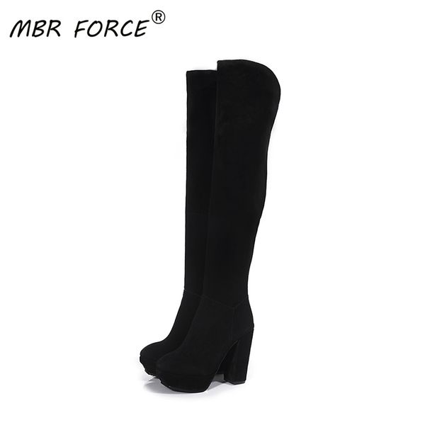 mbr force new ladies knee high heels fashion all-match autumn and winter elegant and simple ladies black high boots size 35-39
mbr force new ladies knee high heels fashion all-match autumn and winter elegant and simple ladies black high boots size 35-39