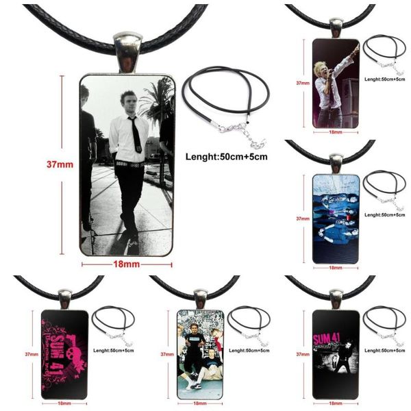 pendant necklaces for women handmade girls sum 41 band brand steel color jewelry fashion statement necklace glass pendants, Silver
pendant necklaces for women handmade girls sum 41 band brand steel color jewelry fashion statement necklace glass pendants, Silver