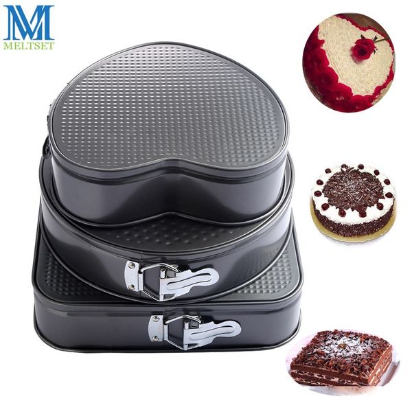 3pcs/set non-stick springform pan cake mold heart round square shape slipknot baking molds decorating tools bakeware set t200111
3pcs/set non-stick springform pan cake mold heart round square shape slipknot baking molds decorating tools bakeware set t200111