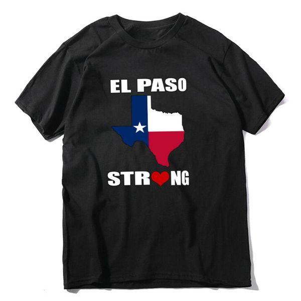 new arrival el paso strong t shirt texas american flag tshirt digital print crewneck soft cotton tee