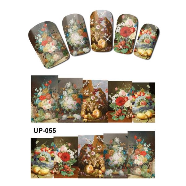 uprettego nail art beauty tattoo water transfer decal slider oil painting vintage vase sun flower rose chalet up055-060, Black
uprettego nail art beauty tattoo water transfer decal slider oil painting vintage vase sun flower rose chalet up055-060, Black