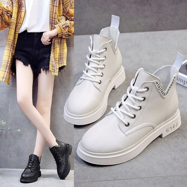 boots female women shoes black autumn white british style leather flat with ankle boots motorcycle botas de mujer
boots female women shoes black autumn white british style leather flat with ankle boots motorcycle botas de mujer