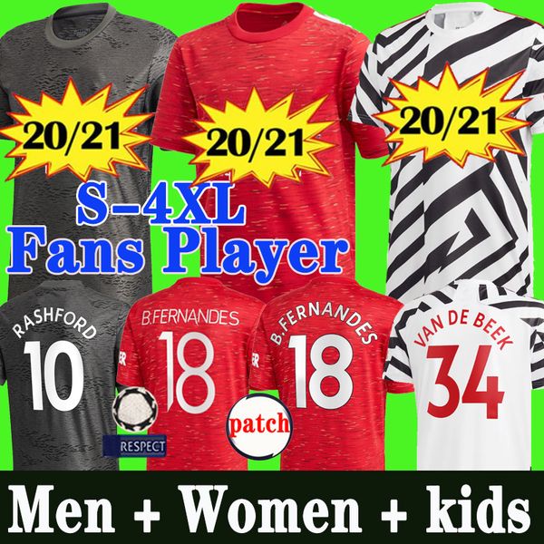 FC Manchester 20 21 united UTD soccer jersey VAN DE BEEK B. FERNANDES 2020 2021 MARTIAL RASHFORD football shirt man kids kit uniforms
FC Manchester 20 21 united UTD soccer jersey VAN DE BEEK B. FERNANDES 2020 2021 MARTIAL RASHFORD football shirt man kids kit uniforms