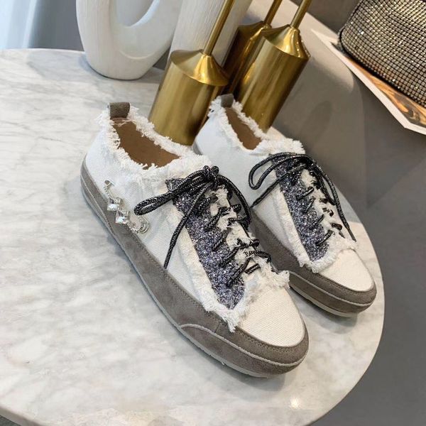 2020ss women vintage plate-forme casual shoes denim breathable surface and sequined shoelace decoration fashion walking espadrilles, Black
2020ss women vintage plate-forme casual shoes denim breathable surface and sequined shoelace decoration fashion walking espadrilles, Black