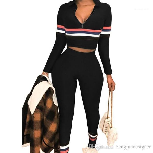 long sleeve solid color female clothing zipper fashion casual apparel womens summer 2pcs pants crew neck, White
long sleeve solid color female clothing zipper fashion casual apparel womens summer 2pcs pants crew neck, White