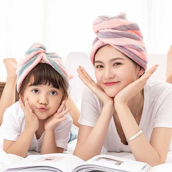shower caps microfiber hair turban quickly dry hat wrapped towel bathing cap stripe pattern for lady bathroom accessories q3
shower caps microfiber hair turban quickly dry hat wrapped towel bathing cap stripe pattern for lady bathroom accessories q3