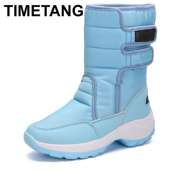 timetangwomen waterproof snow boots women winter fashion boots wedges platform shoes woman keep warm female shoes hook and loop, Black 
timetangwomen waterproof snow boots women winter fashion boots wedges platform shoes woman keep warm female shoes hook and loop, Black