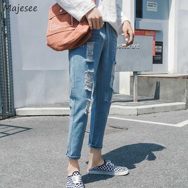 men jeans washed leisure holes denim big size ankle length leisure chic mens washed all-match letter printed harajuku hip-hop bf, Blue
men jeans washed leisure holes denim big size ankle length leisure chic mens washed all-match letter printed harajuku hip-hop bf, Blue