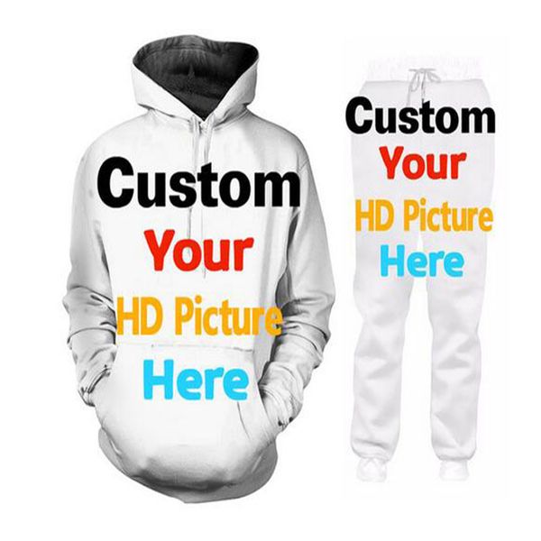 custom and pants sets men and women custom own pictures 3d printing hoodie t-shirt jogging pants diy clothing, Gray 
custom and pants sets men and women custom own pictures 3d printing hoodie t-shirt jogging pants diy clothing, Gray