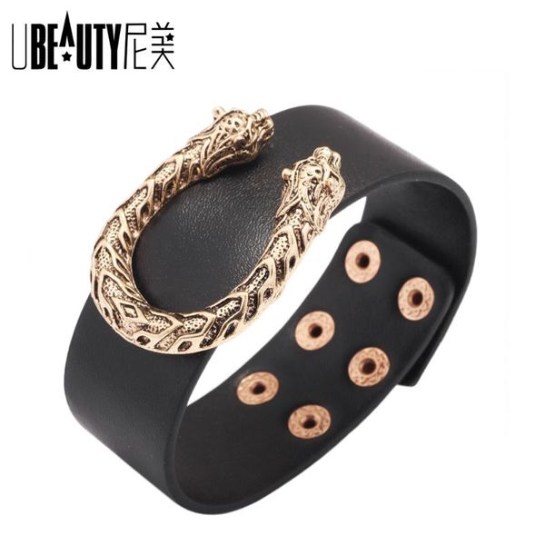 charm bracelets ubeauty 2021 trend women wide leather bracelet personality leopard head u-shaped simple high street animal jewelry, Golden;silver
charm bracelets ubeauty 2021 trend women wide leather bracelet personality leopard head u-shaped simple high street animal jewelry, Golden;silver