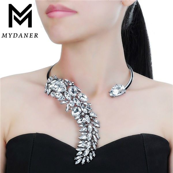 mydaner 2020 fashion luxury crystal chokers pendant maxi statement necklace for women retro wedding charm collier women, Golden;silver
mydaner 2020 fashion luxury crystal chokers pendant maxi statement necklace for women retro wedding charm collier women, Golden;silver