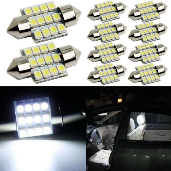 100% brand new 10 pcs 31mm 1210 12smd led car interior festoon dome bulb lamp light 12v white plug and play installation
100% brand new 10 pcs 31mm 1210 12smd led car interior festoon dome bulb lamp light 12v white plug and play installation