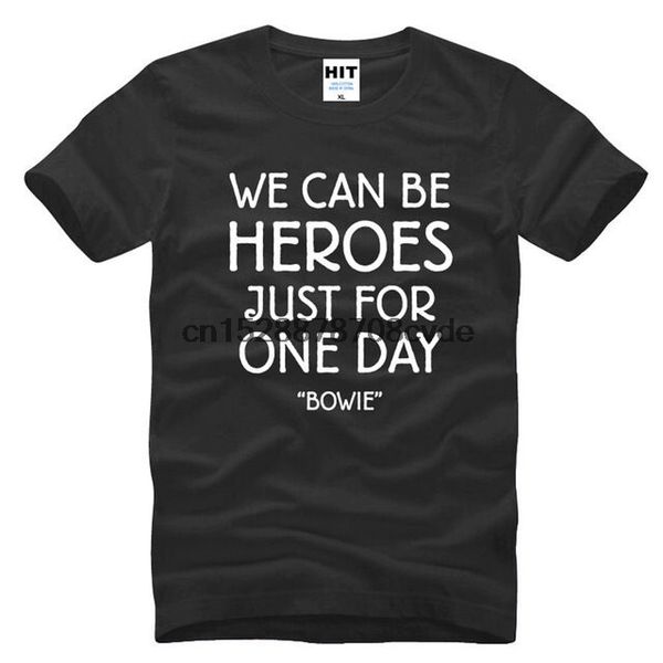 2019 мода горячие продажи david bowie мы можем быть герои письмо mens с коротким рукавом o men t shirt размер s-3xl tee рубашка
2019 мода горячие продажи david bowie мы можем быть герои письмо mens с коротким рукавом o men t shirt размер s-3xl tee рубашка