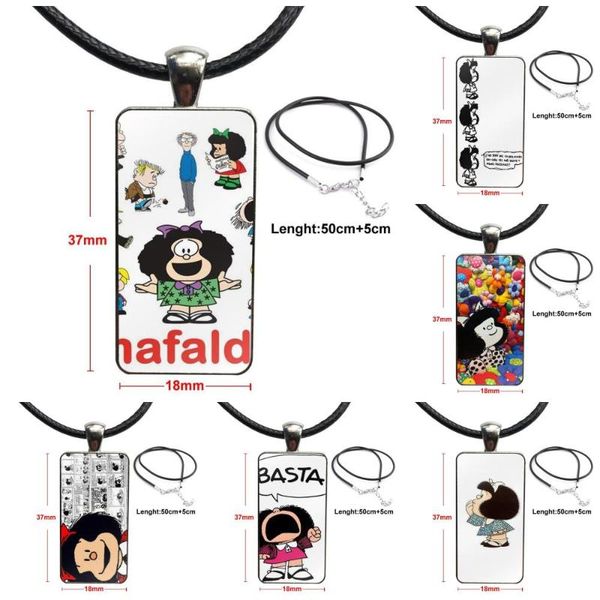 glass pendant necklace handmade half pendant rectangle necklace for girls statement maxi cartoon mafalda girl, Silver
glass pendant necklace handmade half pendant rectangle necklace for girls statement maxi cartoon mafalda girl, Silver