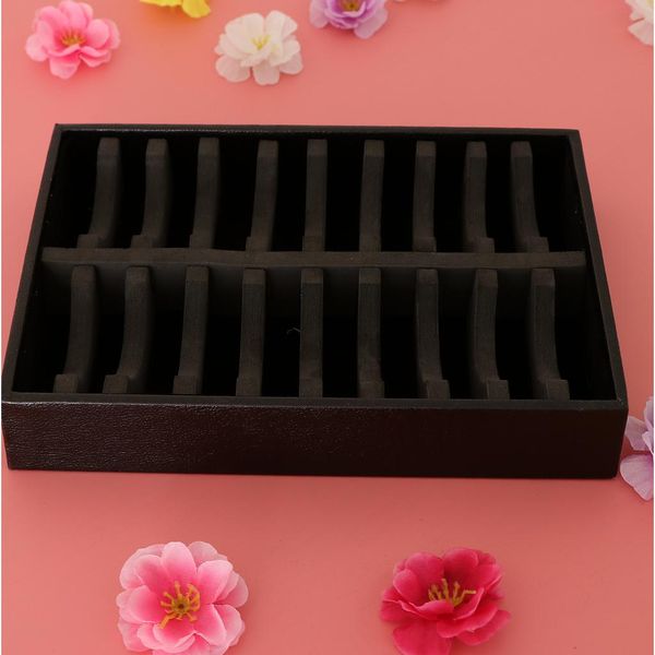 cuff bangle bracelet trays pu box with 20 slot inserts for jewelry display holder, Black;white
cuff bangle bracelet trays pu box with 20 slot inserts for jewelry display holder, Black;white