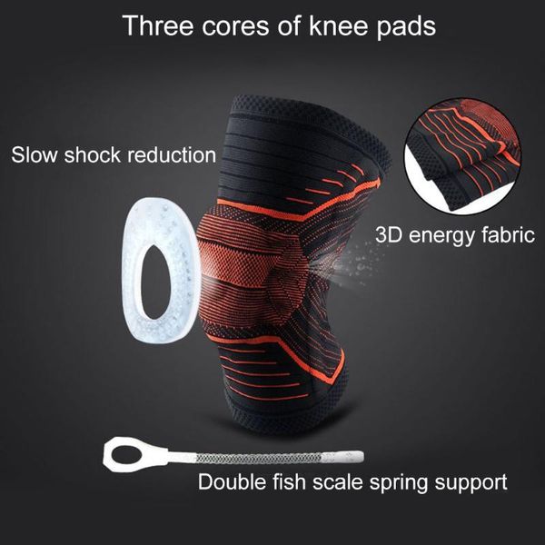 1pcs sports knee brace elastic compression non-slip fitness running cycling knee pad h7jp, Black;gray
1pcs sports knee brace elastic compression non-slip fitness running cycling knee pad h7jp, Black;gray
