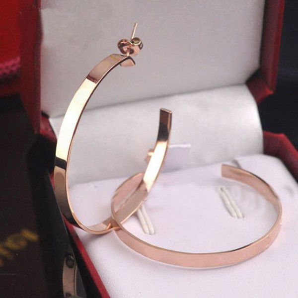 fashion love earrings rose gold earrings personality wild big circle earrings for woman jewelry supply wholesale, Silver
fashion love earrings rose gold earrings personality wild big circle earrings for woman jewelry supply wholesale, Silver