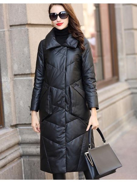 women's leather & faux genuine lamb jacket x-long real down coat sheepskin garment wholesale retail oem, Black
women's leather & faux genuine lamb jacket x-long real down coat sheepskin garment wholesale retail oem, Black