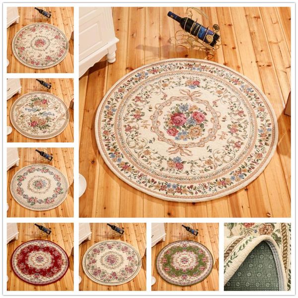 carpets round jacquard simple rustic rug for living room flower bedroom and doormat coffee table area
carpets round jacquard simple rustic rug for living room flower bedroom and doormat coffee table area