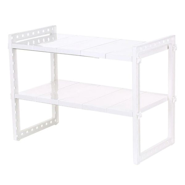 multi-functional under sink 2-tier expandable shelf storage organizer adjustable stainless steel kitchen sink rack white
multi-functional under sink 2-tier expandable shelf storage organizer adjustable stainless steel kitchen sink rack white