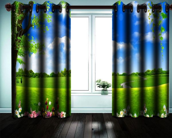 custom 3d curtain 3d modern landscape curtain green grass and beautiful scenery romantic landscape blackout 3d curtain
custom 3d curtain 3d modern landscape curtain green grass and beautiful scenery romantic landscape blackout 3d curtain