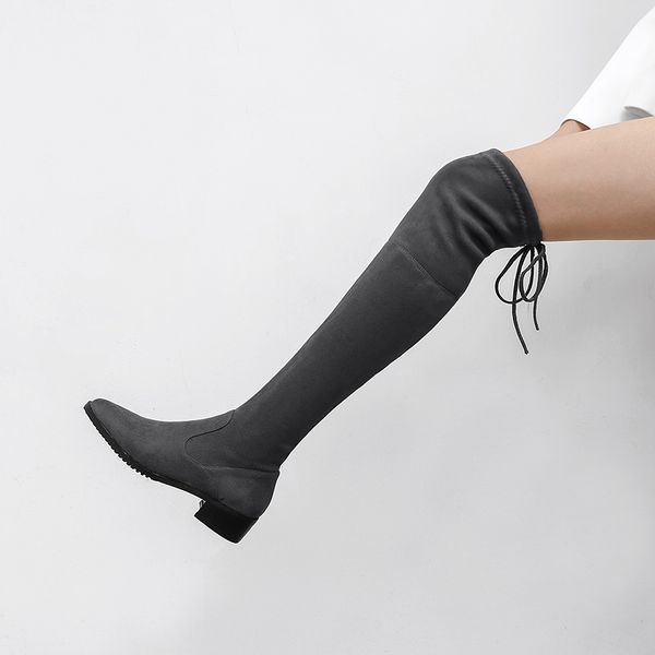 size 34-43 ladies shoes square low heel women over the knee boots scrub black pointed toe woman motorcycle boots
size 34-43 ladies shoes square low heel women over the knee boots scrub black pointed toe woman motorcycle boots