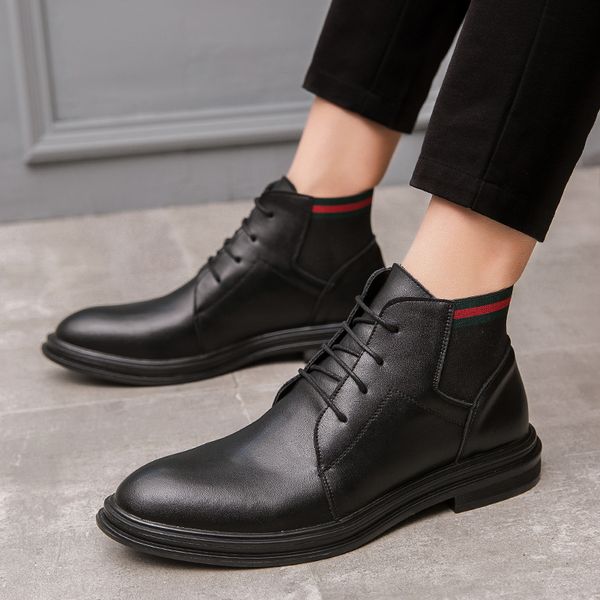 boots men casual ankle lace-up genuine leather shoes flat shoe outdoor cowboy shorts boot zapatos de hombre chaussure homme bota, Black
boots men casual ankle lace-up genuine leather shoes flat shoe outdoor cowboy shorts boot zapatos de hombre chaussure homme bota, Black