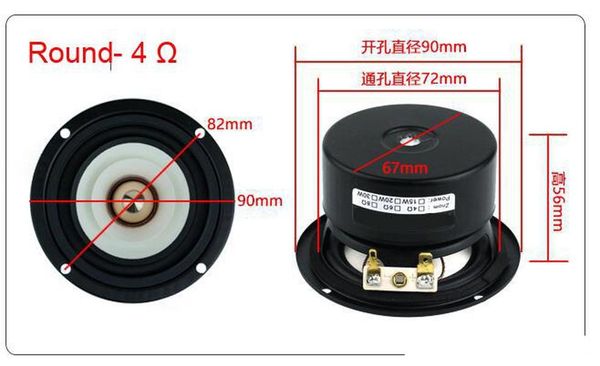 2pcs/lot sounderlink 3 full range frequency speaker 3 inch 90mm unit with aluminum head kapton cone
2pcs/lot sounderlink 3 full range frequency speaker 3 inch 90mm unit with aluminum head kapton cone