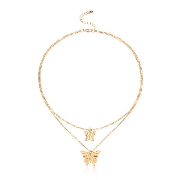 two butterflies pendant necklace for women party jewelry accessory statement friend gift dropshipping, Silver
two butterflies pendant necklace for women party jewelry accessory statement friend gift dropshipping, Silver