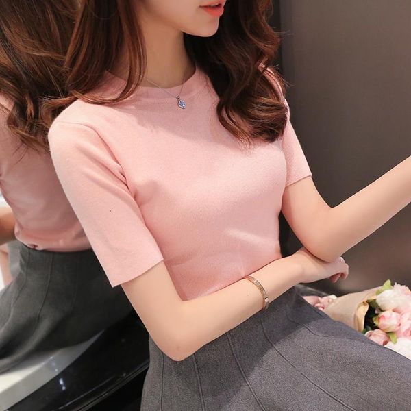 female knit short sleeved sweater women 2017 new spring knitwear thin sweater short sleeve sweater slim half sleeve pullover, White;black
female knit short sleeved sweater women 2017 new spring knitwear thin sweater short sleeve sweater slim half sleeve pullover, White;black