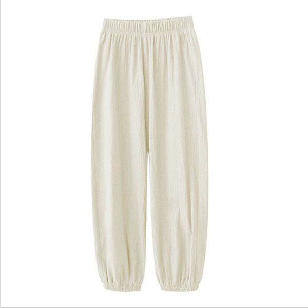 2020 ladies summer linen cropped pants cotton linen pants high waist ladies lose and comfortable, Black;white
2020 ladies summer linen cropped pants cotton linen pants high waist ladies lose and comfortable, Black;white