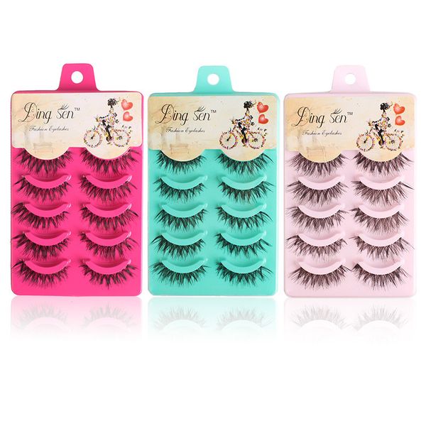 dingsen 5 пар природные толстые полный ложные ресницы super long criss cross ресницы гламурная 3d strip lashes крест-накрест
dingsen 5 пар природные толстые полный ложные ресницы super long criss cross ресницы гламурная 3d strip lashes крест-накрест