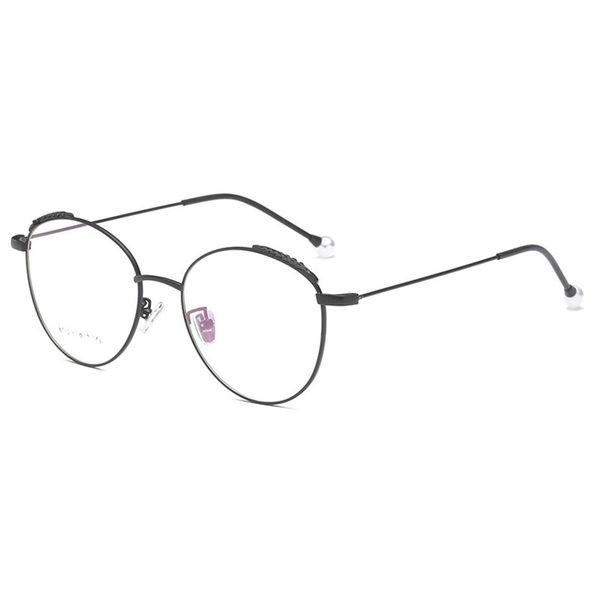 oval alloy frame eyeglasses full rim glasses optical prescription frame men and women style, Black
oval alloy frame eyeglasses full rim glasses optical prescription frame men and women style, Black
