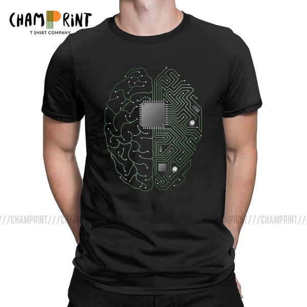 men's t-shirts the brain electronic circuit board novelty tees computer chip engineers developer geek t shirts original clothing 
men's t-shirts the brain electronic circuit board novelty tees computer chip engineers developer geek t shirts original clothing